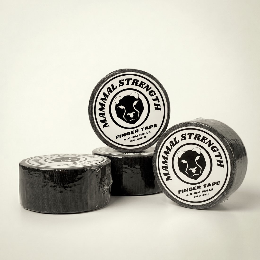 Finger Tape - Zinc Oxide BJJ Tape - 4 Pack (10M x 1cm)