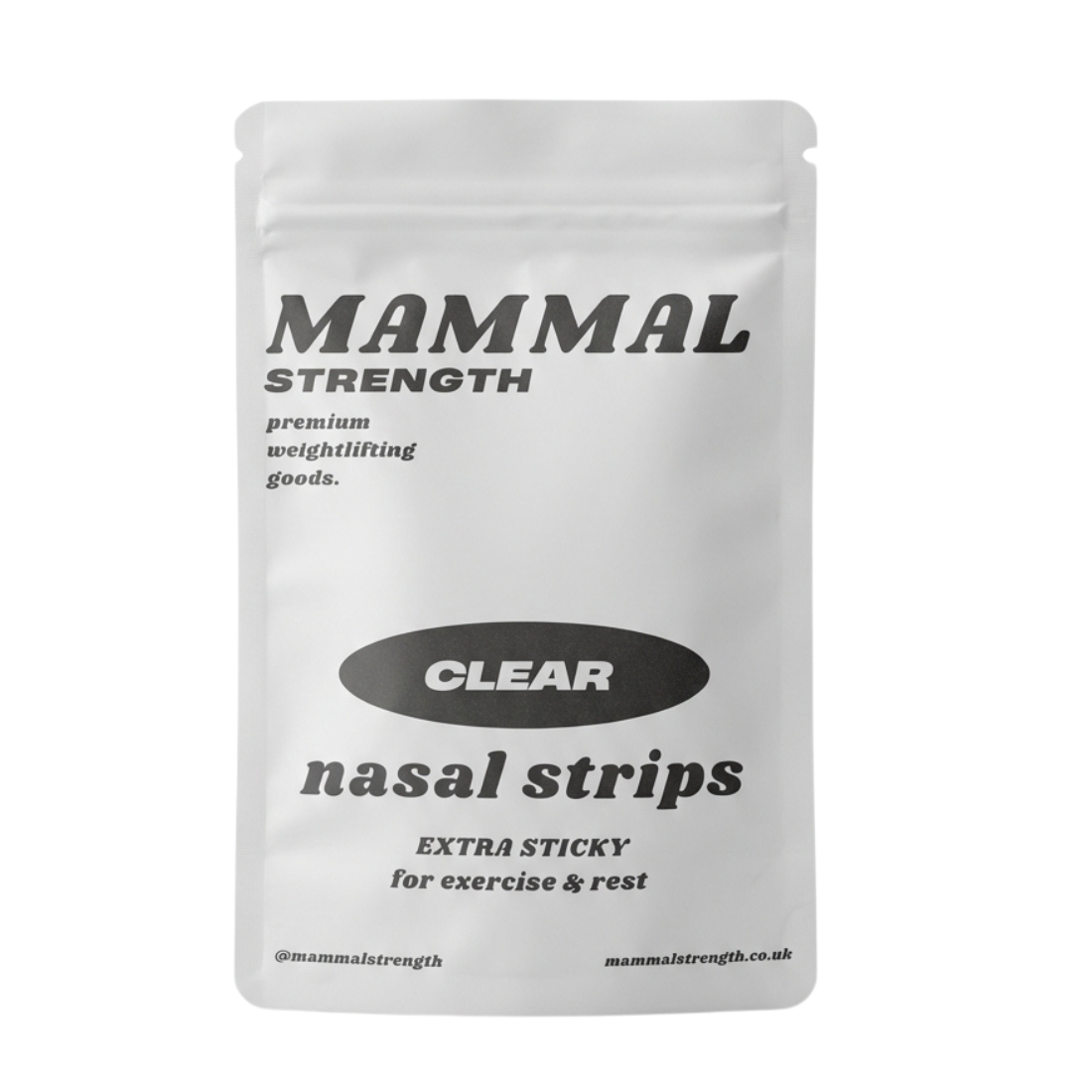 Mammal Nasal Tape Strips - Performance Breathing Support (30 Pack) - Exercise & Rest