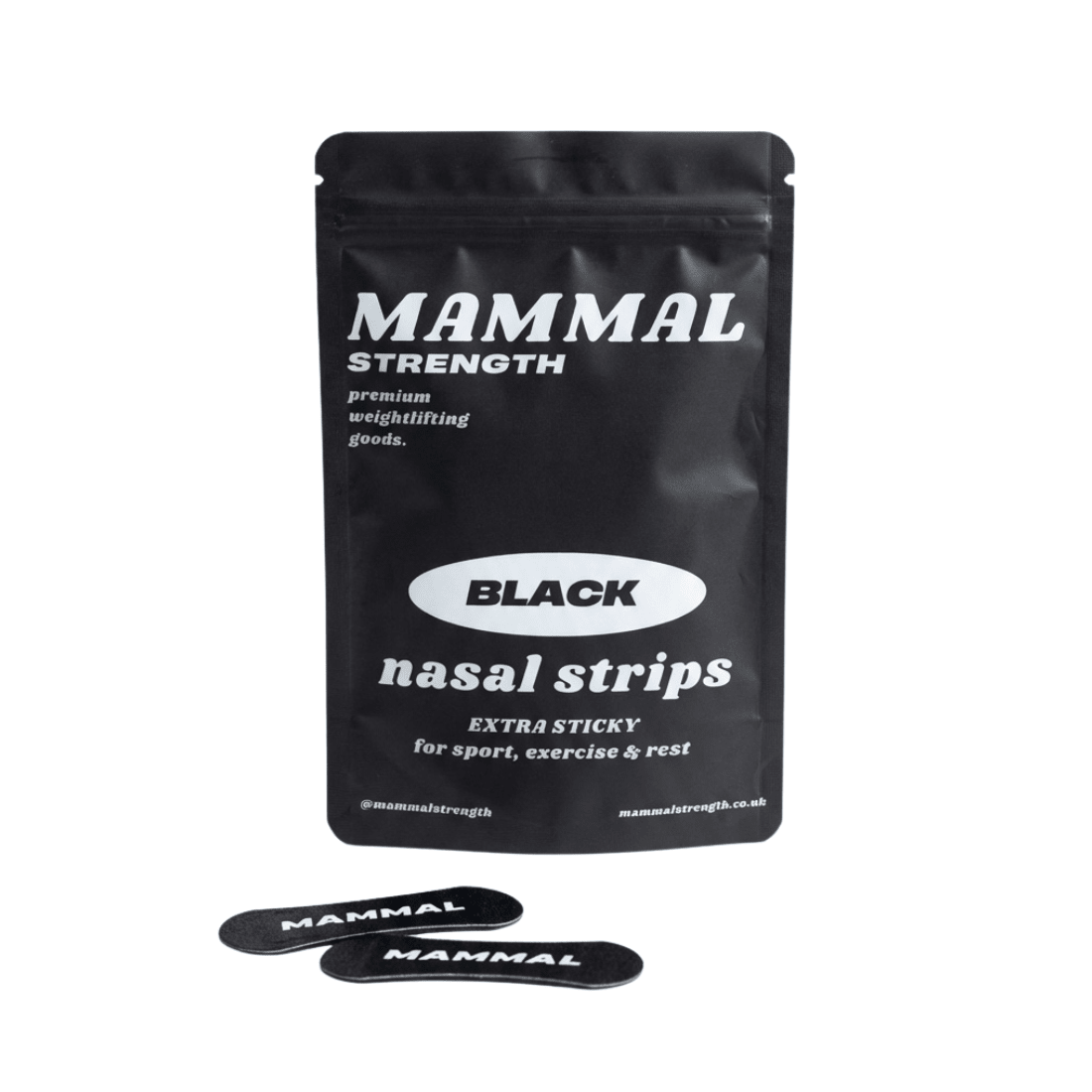Mammal Nasal Tape Strips - Performance Breathing Support (30 Pack) - Exercise & Rest - Mammal Strength