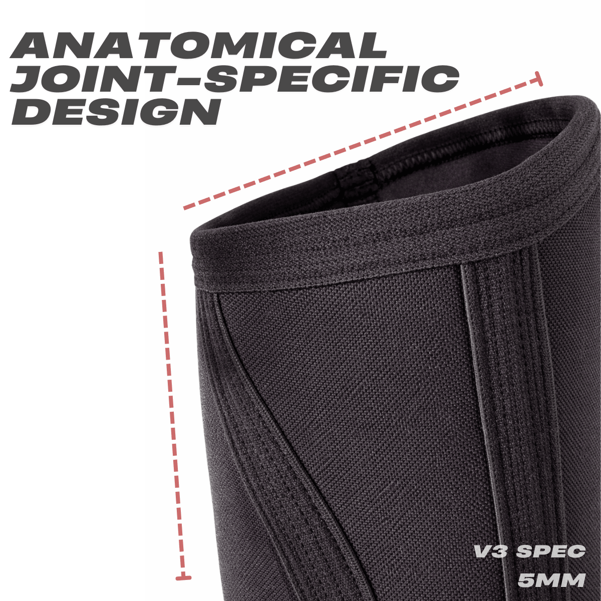 V3 5mm neoprene knee sleeves for training running and everyday support ā Mammal Strength