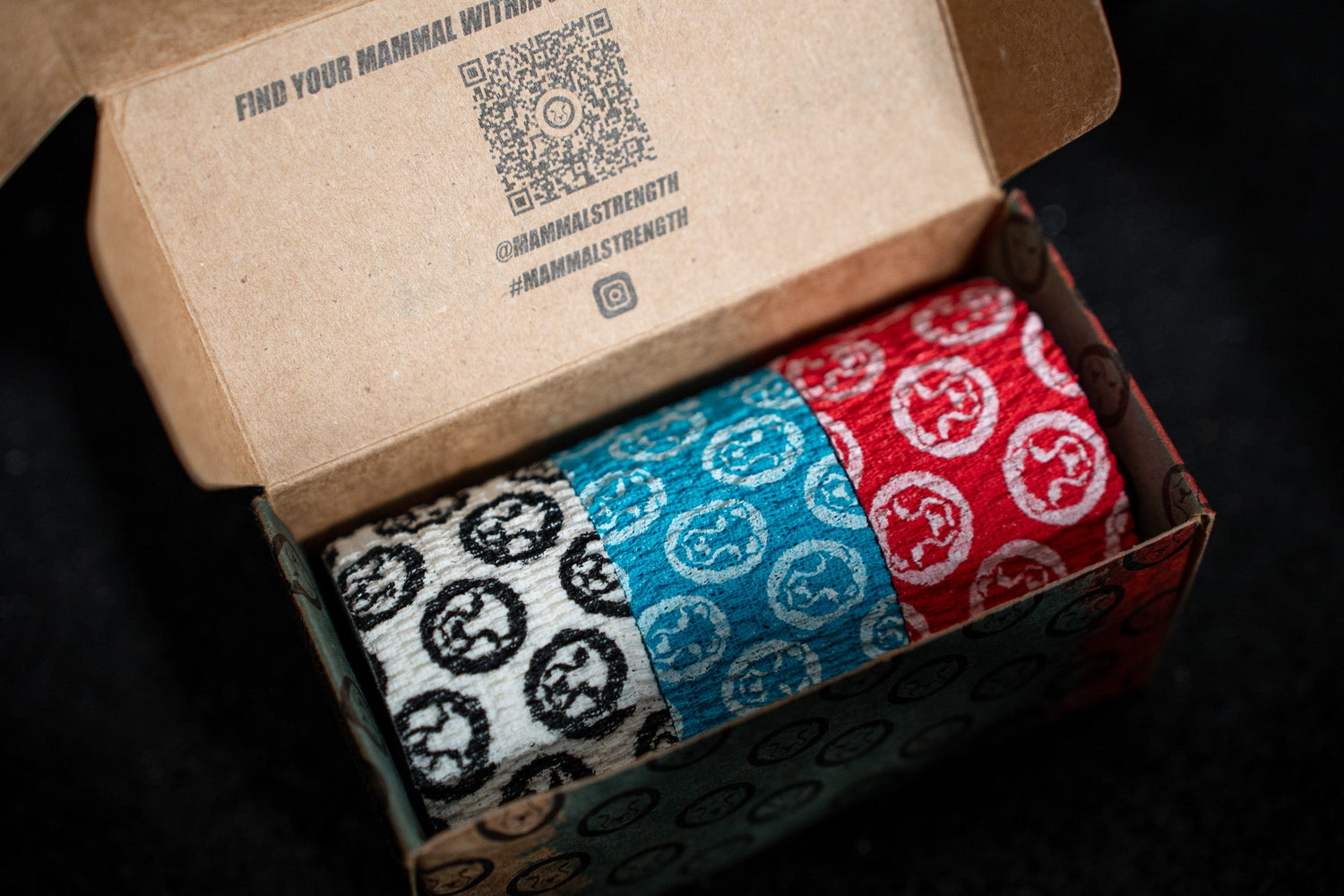 Mammal Tape - 7 - Metre - Spec 2.0 - Blue/Red - per roll (wholesale) *PRE - ORDER ONLY* - Mammal Strength