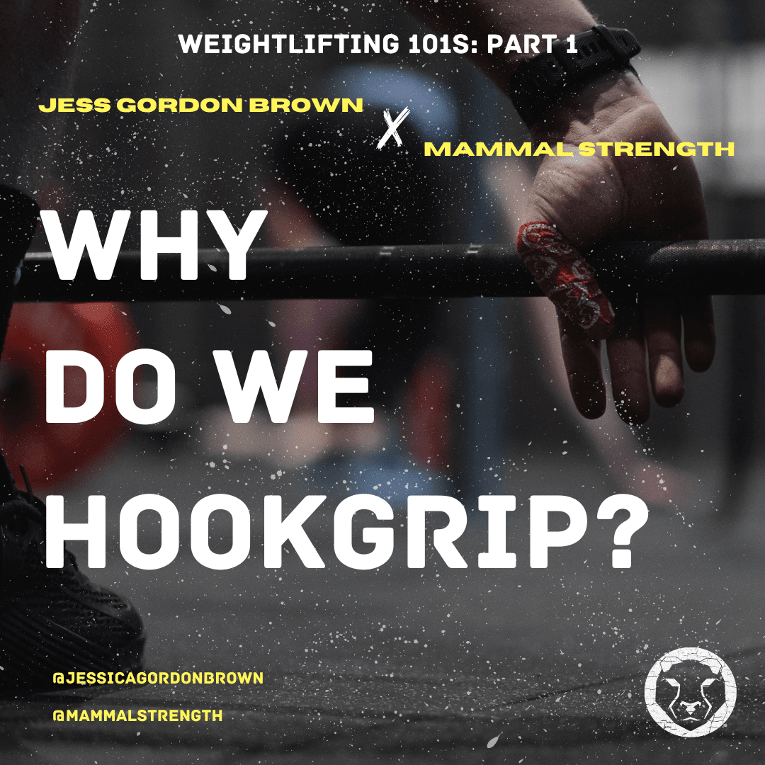 WEIGHTLIFTING 101's: Why do we hookgrip? - Mammal Strength 