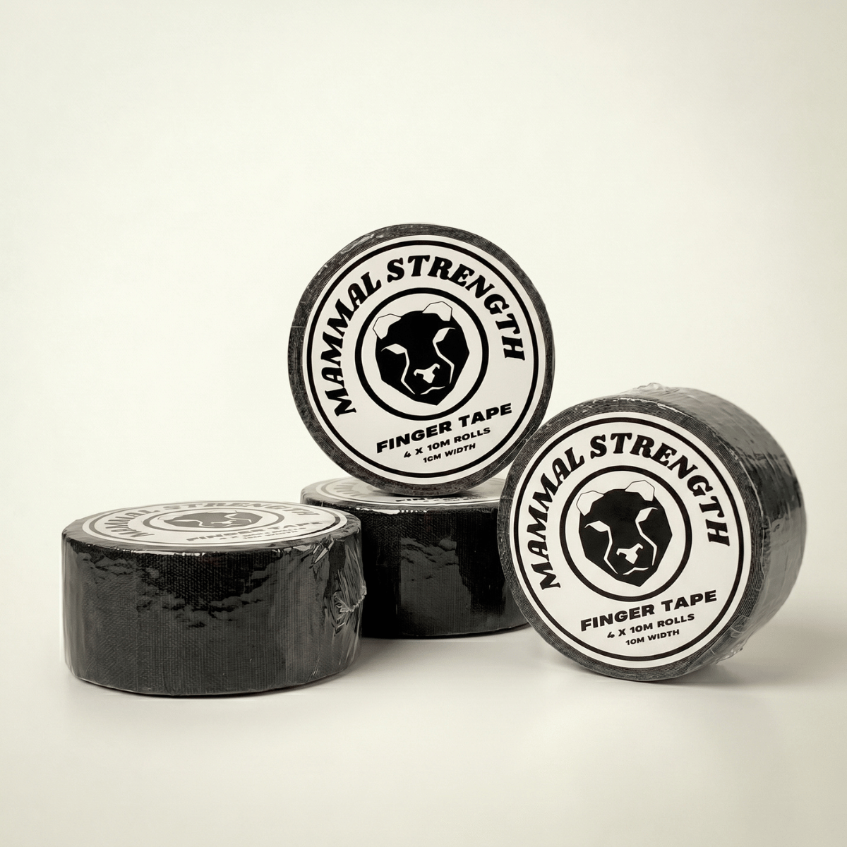 Finger Tape - Zinc Oxide BJJ Tape - 4 Pack (10M x 1cm)