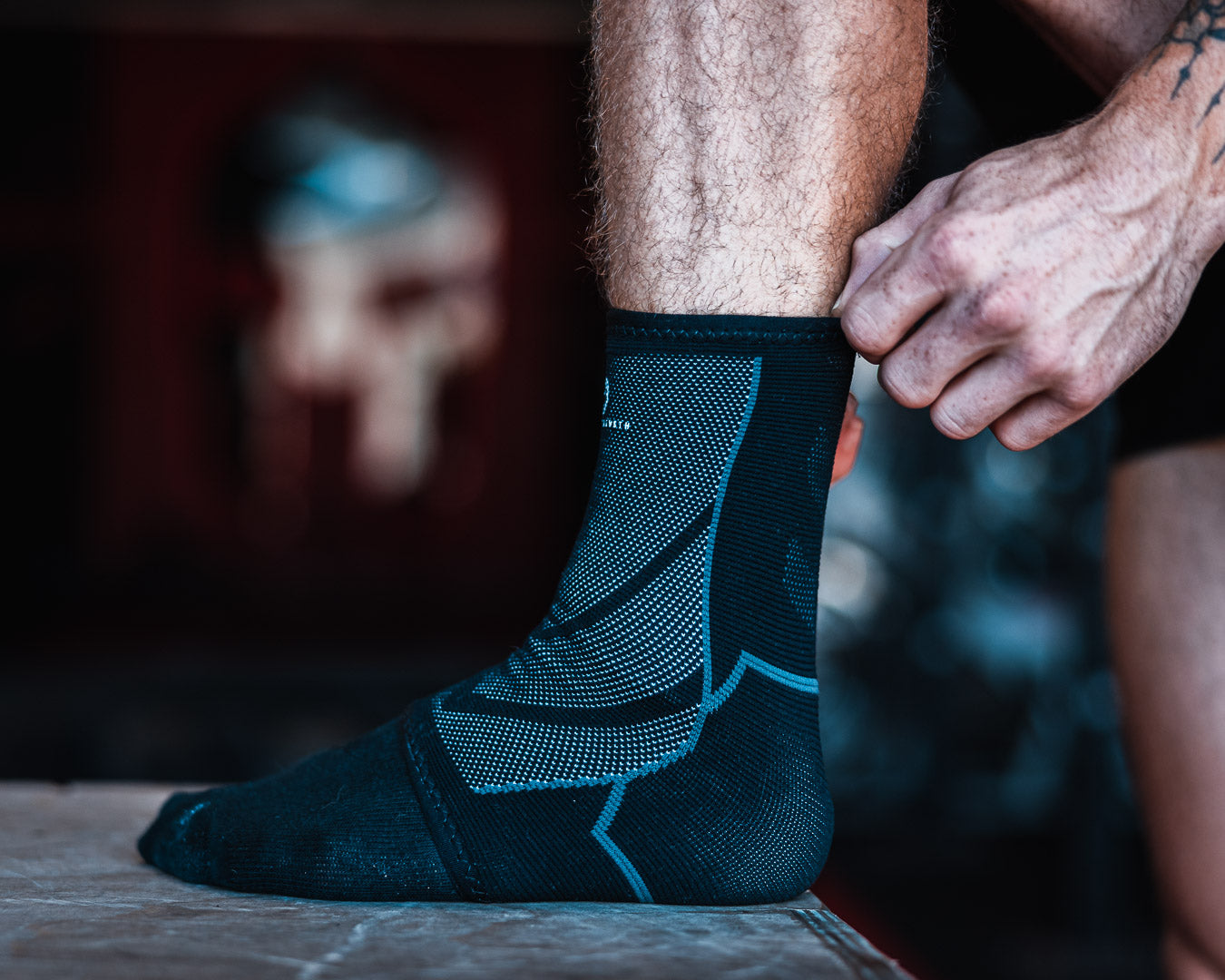 Ankle compression sleeves