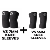 V3 Sleeve Bundle - 7mm Knee Sleeves + 5mm Knee Sleeves - Mammal Strength