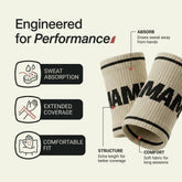 Mammal Long Wristbands performance benefits infographic