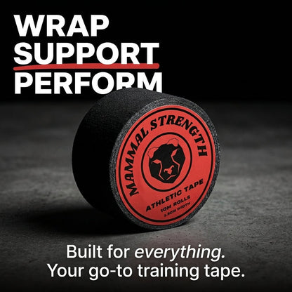 Athletic Sports Tape - Zinc Oxide Rayon Tape 10M x 3.8cm - Mammal Strength