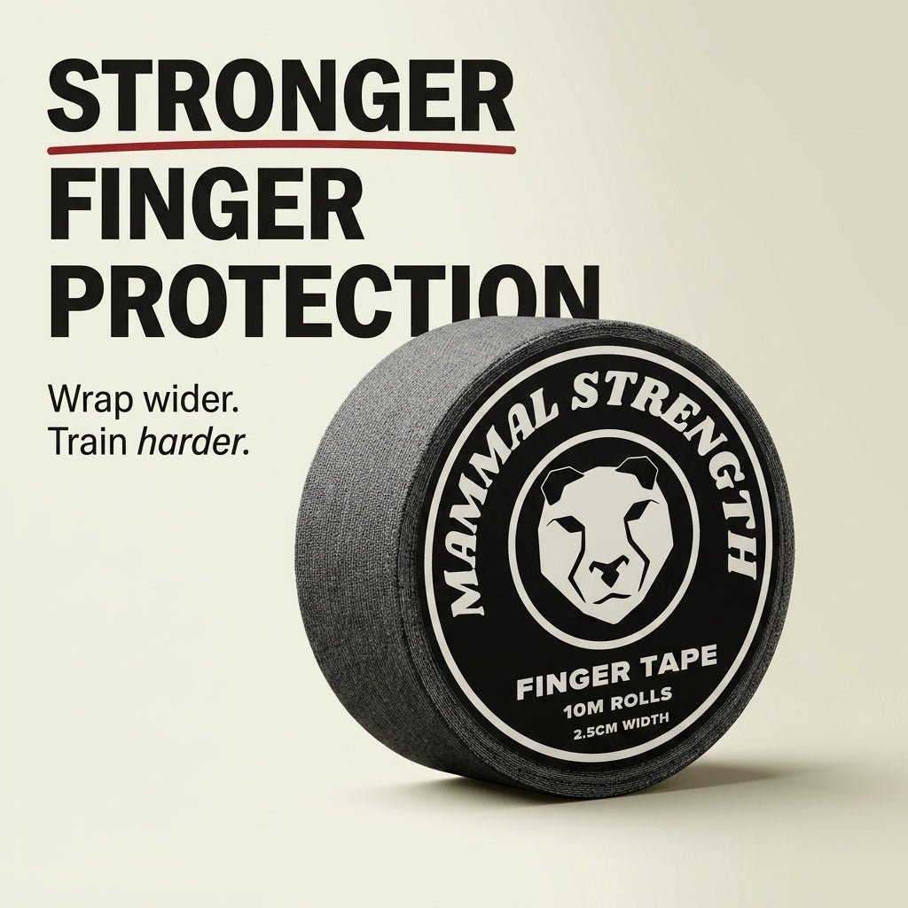 Mammal Finger Tape 2cm, product poster graphic for BJJ and grappling