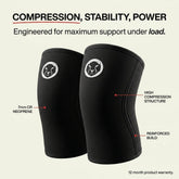 V3 Sleeve Bundle - 7mm Knee Sleeves + 5mm Knee Sleeves - Mammal Strength