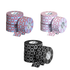 Assorted rolls of Weightlifting Tape with different patterns on a white background