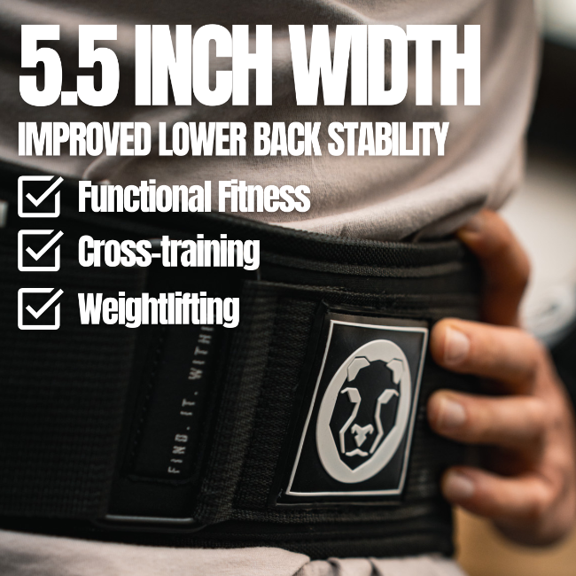 Neoprene 5 inch Weightlifting Belt 