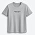 Grey print unisex gym tee for CrossFit and strength training – Mammal Strength