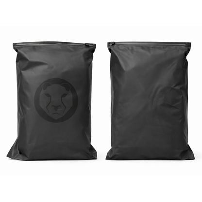 Mammal Strength V3 7mm knee sleeves packaging bags shown front and back
