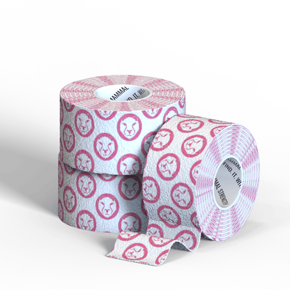 Mammal Tape - 7 - Metre - Spec 3.0 - White/Pink - per roll (wholesale) *PRE - ORDER ONLY* - Mammal Strength